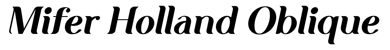 Mifer Holland Oblique